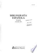 Bibliografía española