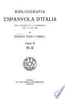 Bibliografia espanyola d'Italia