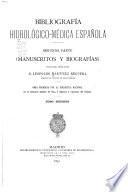 Bibliografía hidrológico-médica española