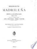 Bibliografía madrileña