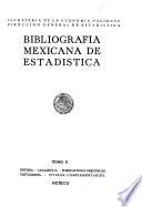 Bibliografía mexicana de estadística ...