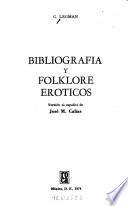 Bibliografia y folklore eroticos