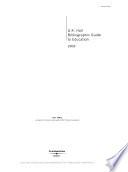 Bibliographic Guide to Education 2003