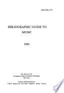Bibliographic Guide to Music