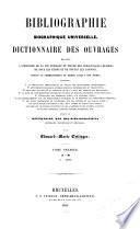 Bibliographie biographique universelle