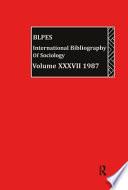 Bibliographie Internationale de Sociologie 1987