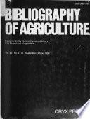 Bibliography of Agriculture with Subject Index