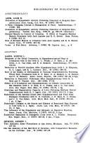 Bibliography of Publications by Members of the Several Faculties of the University of Michigan