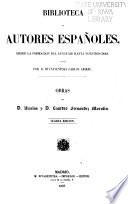 Biblioteca de autores españoles