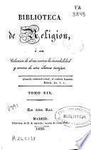 Biblioteca de religión: (1828. 375 p.)