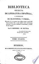 Biblioteca selecta de literatura española