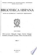 Bibliotheca hispana