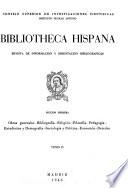 Bibliotheca hispana