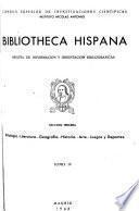 Bibliotheca hispana