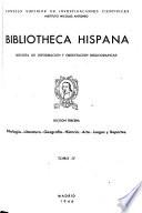 Bibliotheca Hispana; Revista de Información y Orientación Bibliográficas. Sección 3