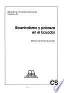 Bicentralismo y pobreza en el Ecuador