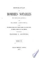 Biografias de hombres notables de Hispano-América