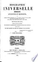 Biographie Universelle, Ancienne Et Moderne