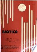 Biotica ; publicación del Instituto de Investigaciones sobre Recursos Bióticos A.C.