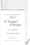 Boceto, el presidente de Nicaragua