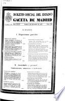 Boletâin oficial del estado: Gaceta de Madrid