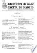 Boletâin oficial del estado: Gaceta de Madrid