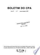 Boletim do CPA.