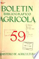 Boletín Bibliográfico Agricola