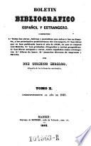 Boletin bibliografico espanol. Ser. 2.1857 u.d.T: El bibliografo espanol y estrangero
