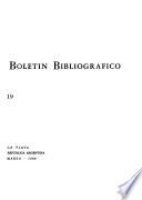 Boletín bibliográfico