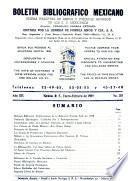 Boletín bibliográfico mexicano