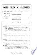 Boletín chileno de parasitología
