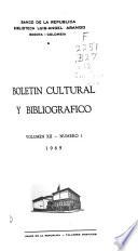 Boletín cultural y bibliográfico