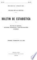Boletin de estadística y jurisprudencia