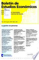 Boletín de estudios economicos