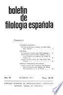 Boletín de filología española