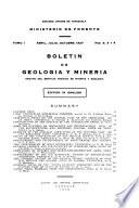Boletín de geología y minería