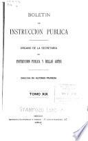 Boletin de instrucción pública ...