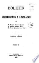 Boletín de jurisprudencia y legislación