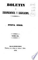 Boletín de jurisprudencia y legislación