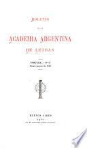 Boletín de la Academia Argentina de Letras