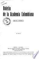Boletín de la Academia Colombiana