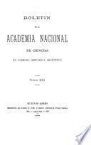 Boletín de la Academia Nacional de Ciencias en Córdoba