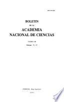 Boletin de la Academia Nacional de Ciencias