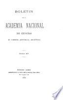 Boletin de la Academia Nacional de Ciencias