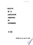 Boletín de la Asociación Argentina de Astronomía