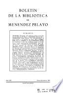 Boletín de la Biblioteca de Menéndez Pelayo