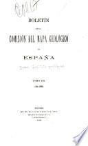 Boletín de la Comisión del Mapa Geológico de España