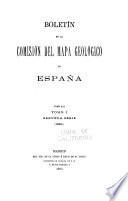 Boletín de la Comisión del Mapa Geológico de España