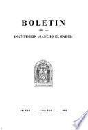Boletin de la Institución Sancho el Sabio